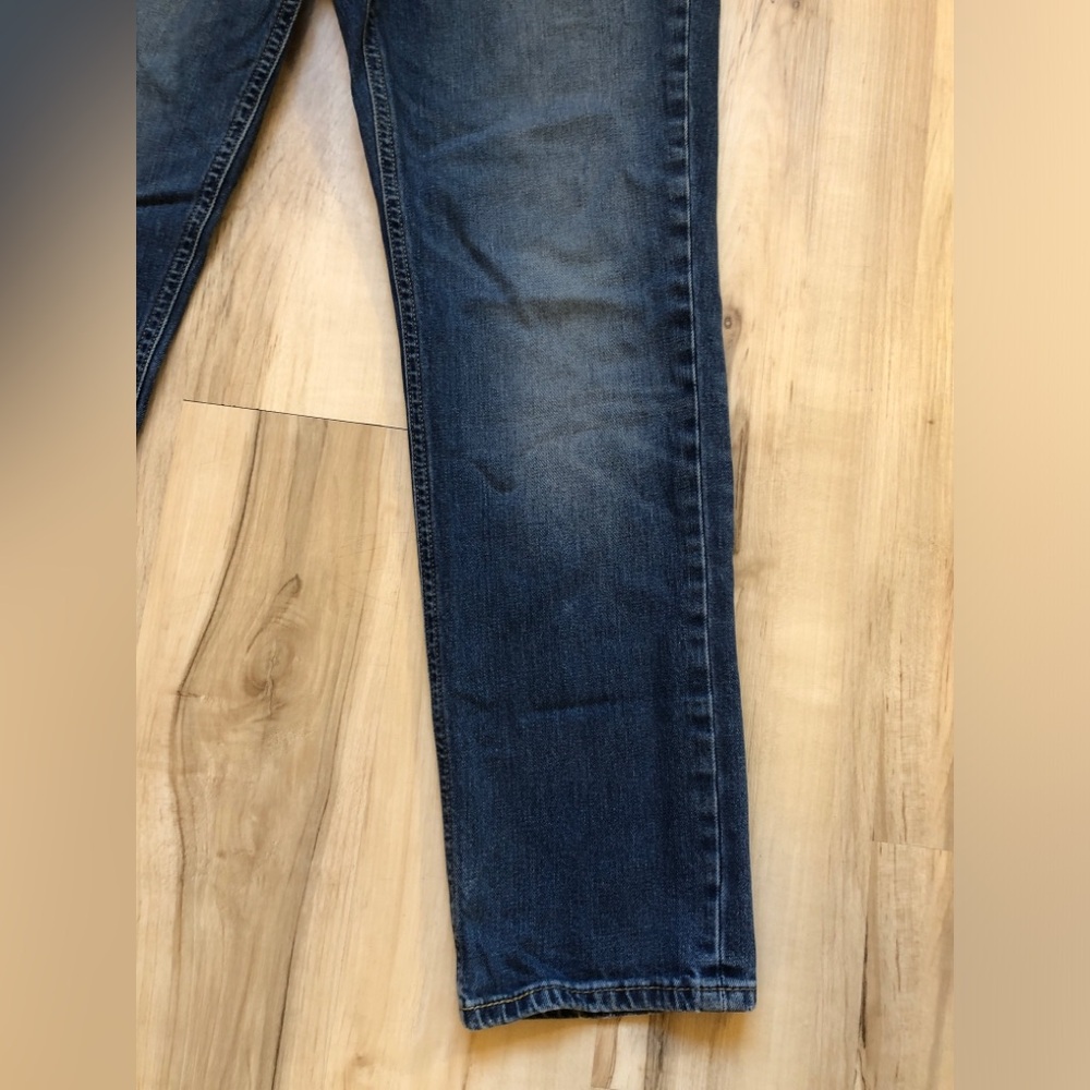 Levi's 18191 Men's Jeans 30 Blue Slim Straight Stretch Denim 27.5" Inseam - Picture 5 of 16